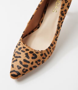 BERRI CAMEL LEOPARD PONY
