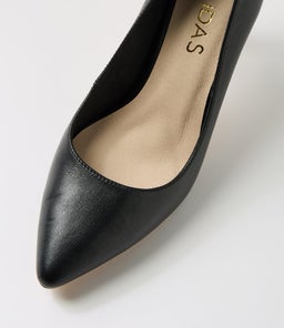 BERRI BLACK LEATHER