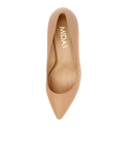 BERRI DK NUDE LEATHER