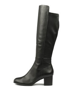 SETTIN BLACK BLACK LEATHER STRETCH SMOOTH