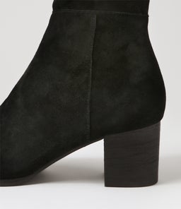 SETTIN BLACK BLACK HEEL SUEDE STRETCH MICROSUEDE