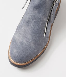 OLISE WASHED DENIM NAVY SOLE LEATHER
