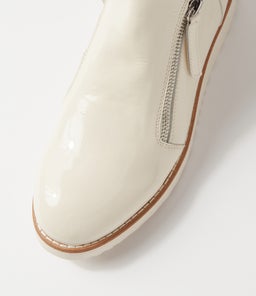 OLISE IVORY IVORY SOLE PATENT LEATHER