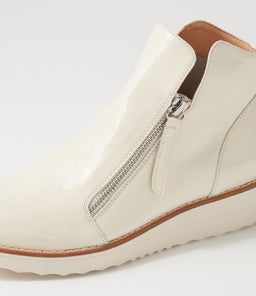 OLISE IVORY IVORY SOLE PATENT LEATHER