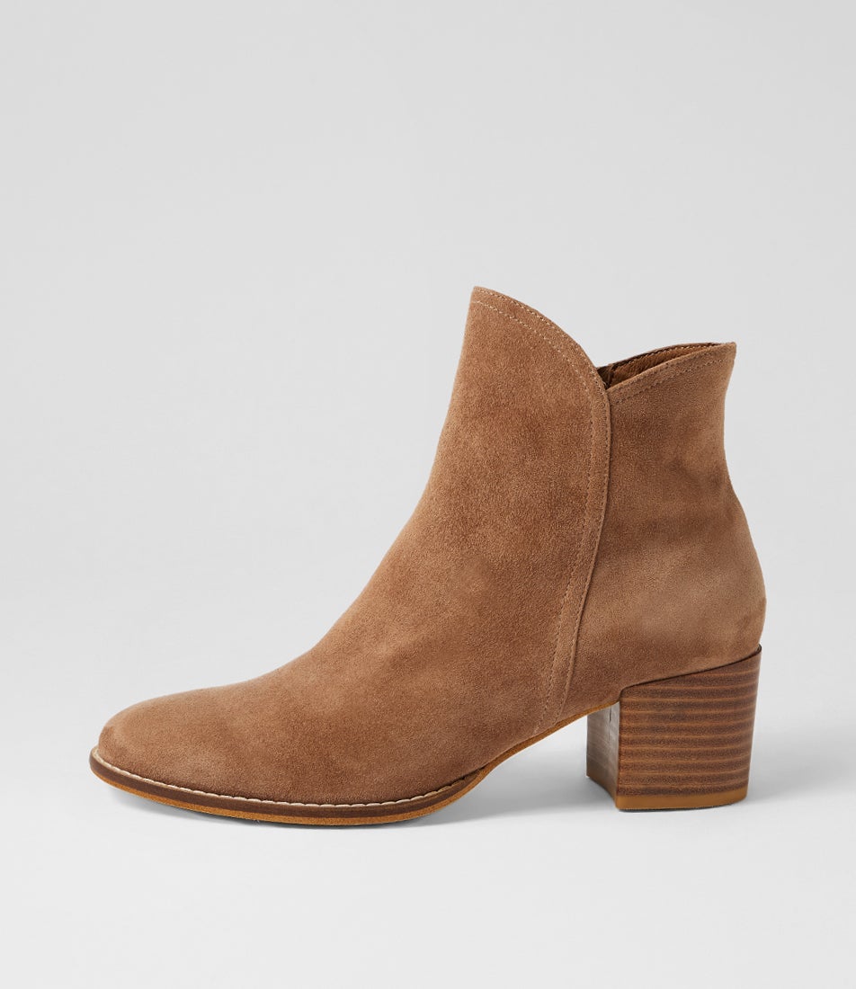 Mocker Light Choc Suede Ankle Boots