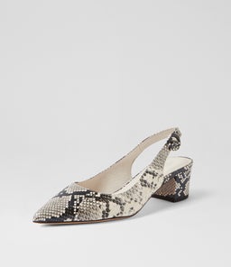 AMALI BLACK BEIGE SNAKE