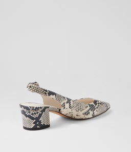 AMALI BLACK BEIGE SNAKE