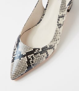 AMALI BLACK BEIGE SNAKE