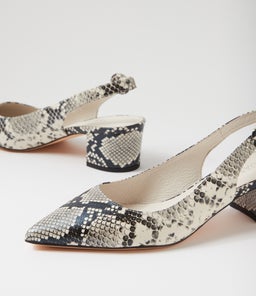 AMALI BLACK BEIGE SNAKE