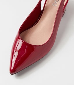 AMALI DK RED PATENT LEATHER