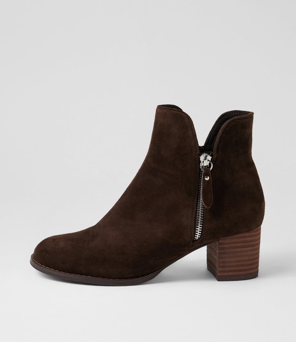 Shaine Choc Suede Ankle Boots Shaine Choc Suede Ankle Boots