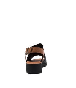 MADZ MI BLACK DK TAN LEATHER