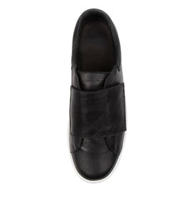 LEVIE MI BLACK WHITE SOLE LEATHER