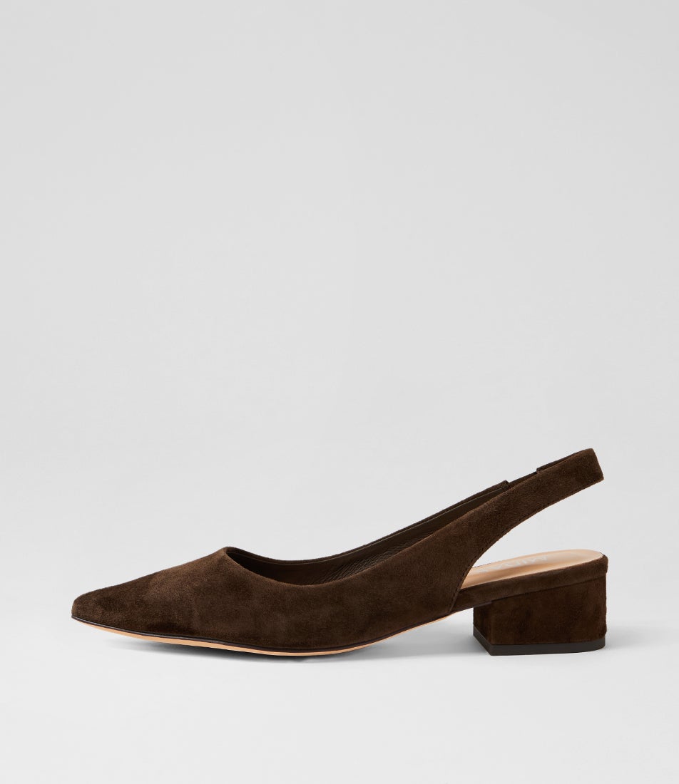 Thelma Choc Suede Slingbacks Thelma Choc Suede Slingbacks