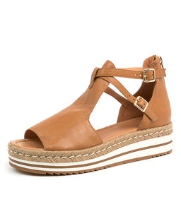 ALEXUS MI DK TAN LEATHER