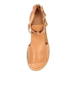 ALEXUS MI DK TAN LEATHER