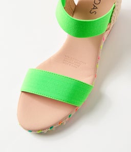 JEPPER MI NEON GREEN RAINBOW ROPE ELASTIC