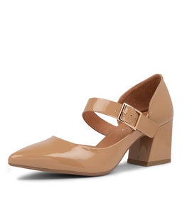 MATCHA MI CAMEL PATENT LEATHER