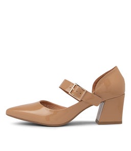 MATCHA MI CAMEL PATENT LEATHER