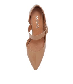 MATCHA MI CAMEL PATENT LEATHER