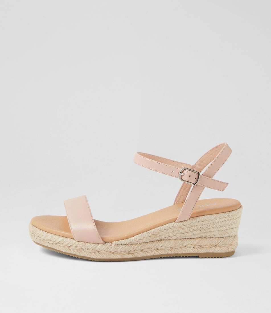 Sofi Peach Leather Sandals Sofi Peach Leather Sandals