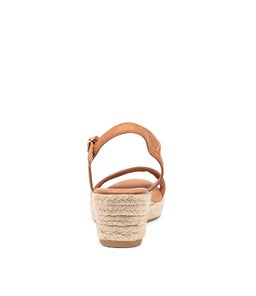 SOFI MI DK TAN NATURAL ROPE LEATHER