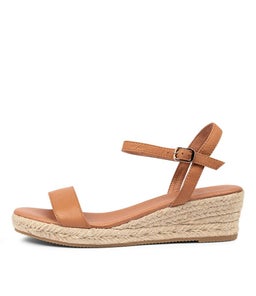 SOFI MI DK TAN NATURAL ROPE LEATHER