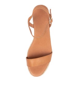 SOFI MI DK TAN NATURAL ROPE LEATHER
