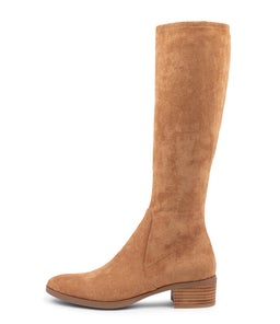 TENLEY MI CAMEL STRETCH MICROSUEDE