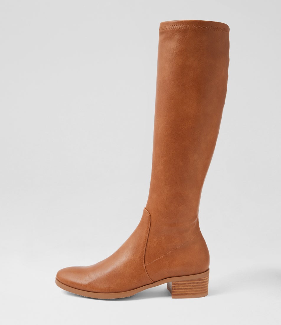 Tenley New Tan Stretch Knee High Boots