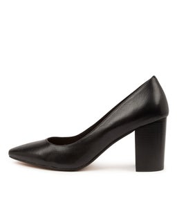 SABINE MI BLACK BLACK HEEL LEATHER