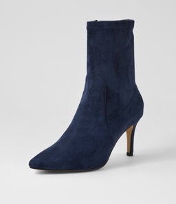BEAUTY MI NAVY STRETCH MICROSUEDE