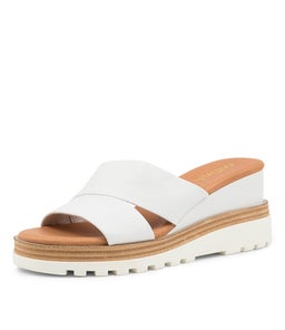 BLARON MI WHITE WHITE SOLE LEATHER