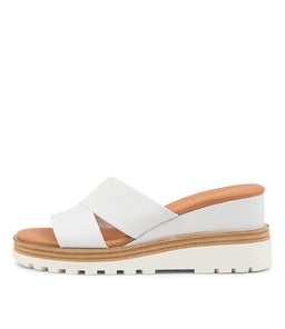 BLARON MI WHITE WHITE SOLE LEATHER