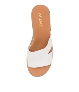 BLARON MI WHITE WHITE SOLE LEATHER