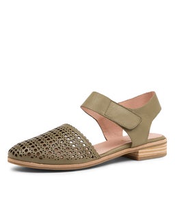 QESTA MI KHAKI LEATHER