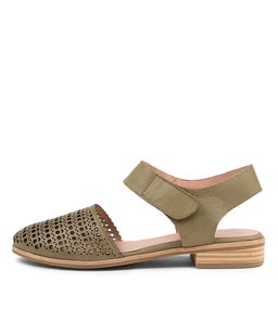 QESTA MI KHAKI LEATHER