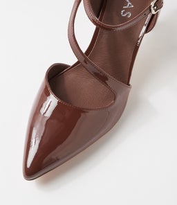 LUCCA MI CHOC PATENT LEATHER