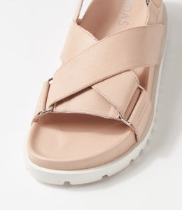 UMAR MI NUDE WHITE SOLE LEATHER