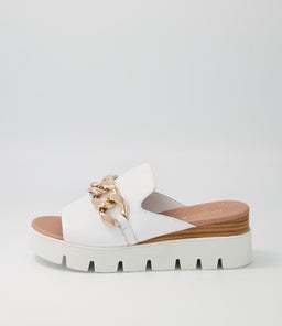 RAZZY MI WHITE WHITE SOLE LEATHER