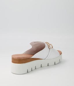 RAZZY MI WHITE WHITE SOLE LEATHER