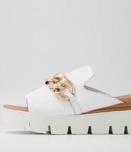 RAZZY MI WHITE WHITE SOLE LEATHER