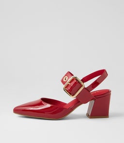MADDOX MI DK RED PATENT LEATHER