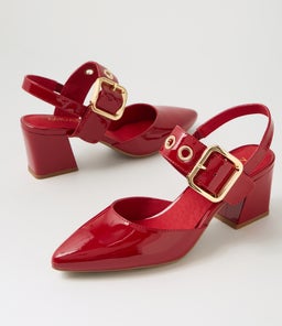MADDOX MI DK RED PATENT LEATHER