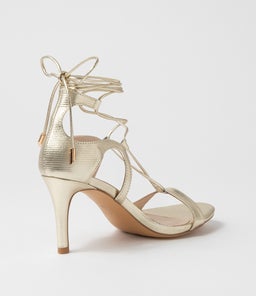 NORRINA MI PALE GOLD LIZARD LEATHER