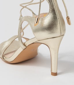 NORRINA MI PALE GOLD LIZARD LEATHER