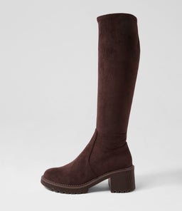 ZARAH MI CHOC STRETCH MICROSUEDE