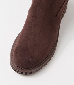 ZARAH MI CHOC STRETCH MICROSUEDE