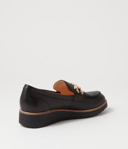 OSIE MI BLACK BLACK SOLE LEATHER