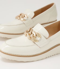 OSIE MI IVORY IVORY SOLE PATENT LEATHER
